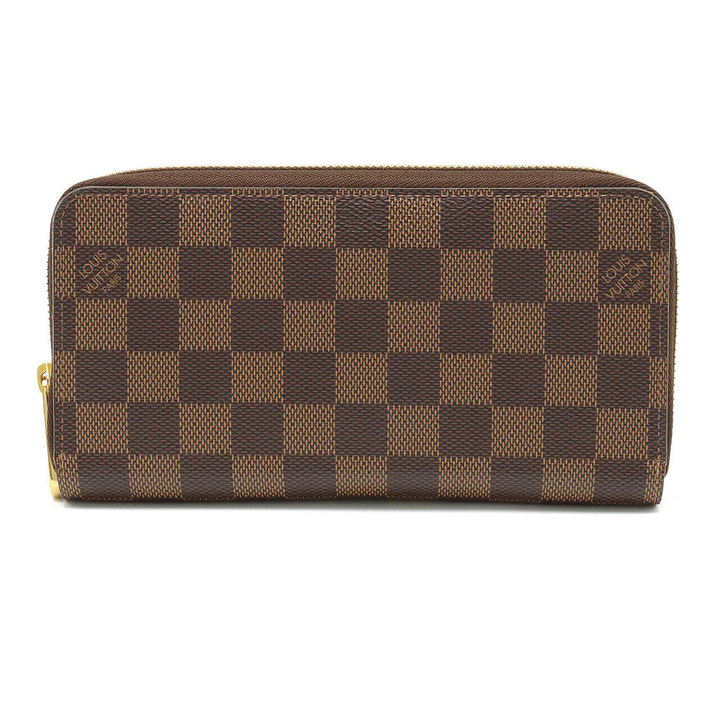 LOUIS VUITTON Damier Zippy Wallet Round Zipper Long Rose Pink Ballerine Pink
